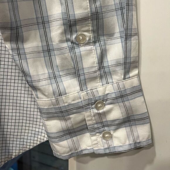 NWT Abercrombie and Fitch‎ women’s oversized button up mixed plaid size S - Picture 4 of 8